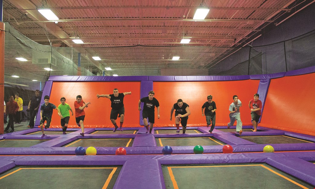 Product image for Altitude Trampoline Park Buy One 60-Minute Jump Pass, Get One 60-Minute Jump Pass FREE! Buy one 60-min. jump pass, get one free on paid admission.