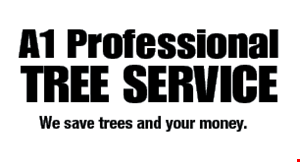 Product image for A1 Professional Tree Service Either Free Stump Grinding or $50 Off