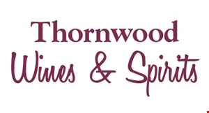 Product image for Thornwood Wine & Spirits 20% OFF any 6 bottles of wine excludes sale items. 