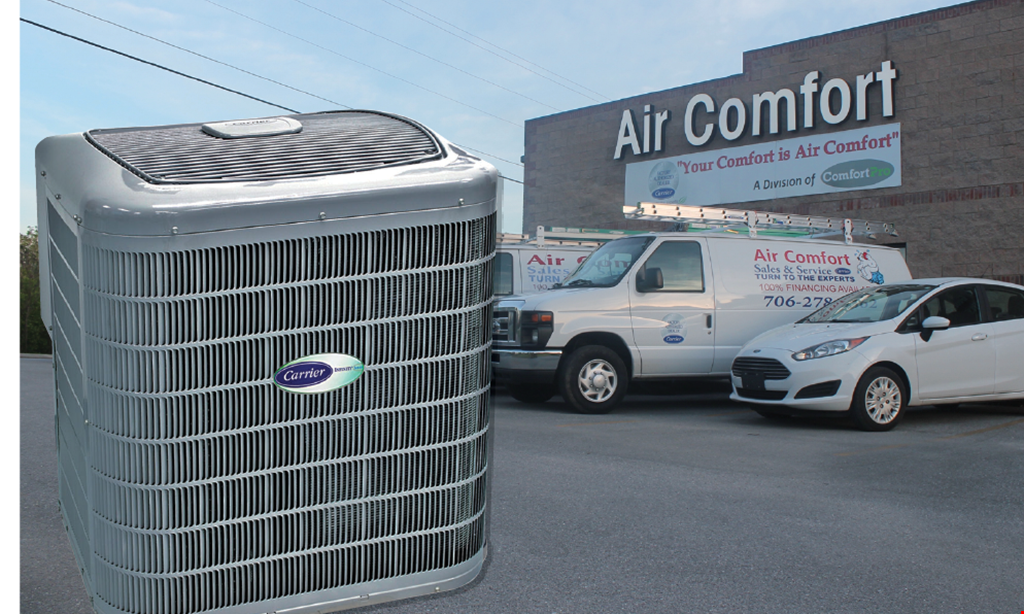 Product image for Air Comfort HVAc SERVICE SPECIAL $25 off any repair of $100 or more, $50 off any repair of $250 or more, $75 off any repair of $375 or more. 