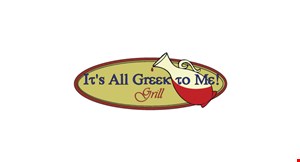It's All Greek to Me!  Grill logo