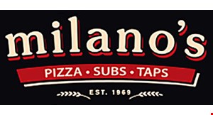 Milano's Pizza, Subs & Taps logo