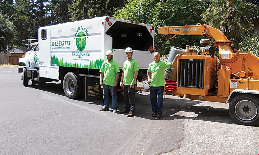 Product image for Green Planet Tree Care 10% off tree service. 