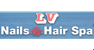 Product image for LV Nails & Hair Spa 15% Off any walk-in service. Valid Monday-Thursday from 9am-3pm. 