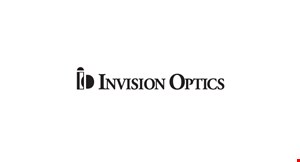 Product image for INVISION OPTICS 40% Off Second pair of lenses. 