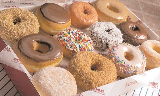 Product image for Donut Connection 50¢ OFF any medium or large hot or iced latte, frappé or smoothie. 