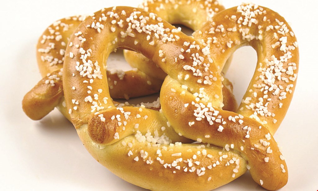 Product image for Philly Pretzel Factory only $5 10 pretzels. 