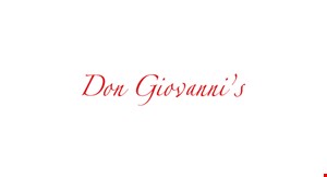 Product image for Don Giovanni's CLASSIC FAMILY MEAL DEALS $59.99 + tax choice of Caesar or Garden Salad and Italian bread #1 Spaghetti & Homemade Meatballs #2 Vodka PENNE #3 Family 1/2 Pan Lasagna #4 Chicken Parmigiana & Pasta $69.99 + tax. Chicken Marsalla or Chicken Italiano.