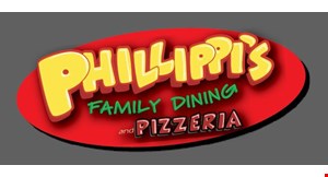 Product image for Phillippi's Family Dining & Pizzeria $3 Off2 largepizzas. 