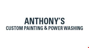 Product image for Anthony's Custom Painting & Power Washing $500 OFFfull entire exterior paint job. 