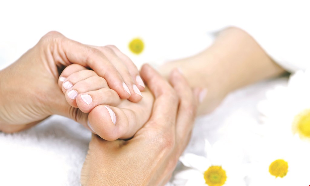 Product image for Angels Feet $135 60-minute couple’s reflexology massage reservation required gratuity not included $170 value. 