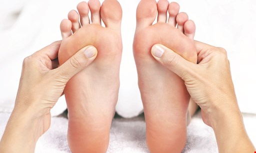 Product image for Angels Feet $75 60-minute couple’s reflexology massage reservation required gratuity not included $130 value. 