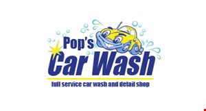 Pop's Car Wash logo