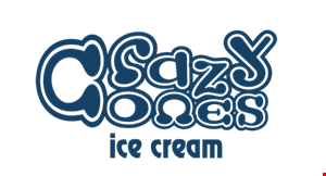 Product image for Crazy Cones Ice Cream CRAZY COUPON 20% OFF your crazy cone purchase.