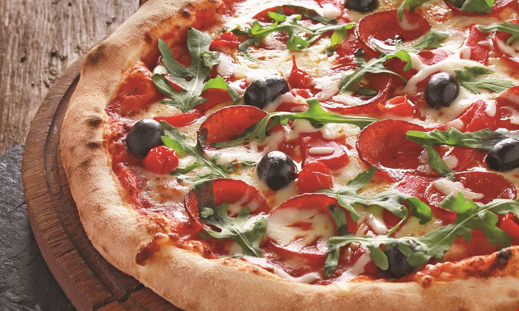 Product image for Italia Brick Oven Pizza & Restaurant $32.99 - large pie, penne vodka & garden salad, take-out or delivery only