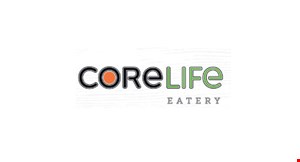 Product image for CORELIFE EATERY 50% OFF Wraps 
