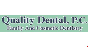 Product image for Quality Dental, P.C. Family And Cosmetic Dentistry FREE exam & x-rays when you have cleaning or any dental procedure done.