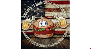 Krafty's Burgers and Brews logo