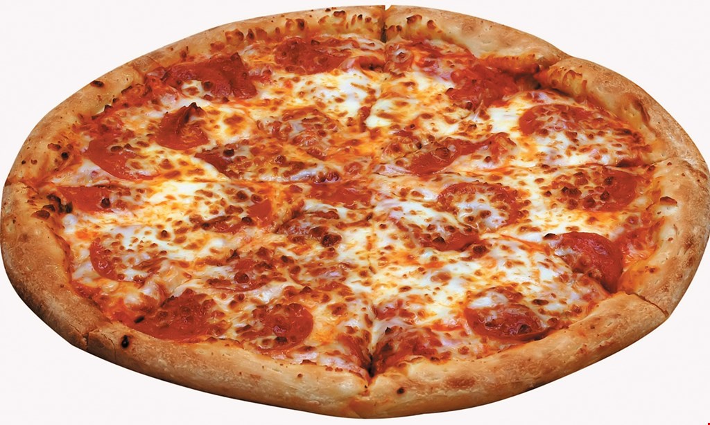 Product image for Nobby's Pizzeria $25.99 Large cheese pizza, order of breadsticks & 2-liter soda.