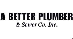 A BETTER PLUMBER & SEWER CO. INC logo