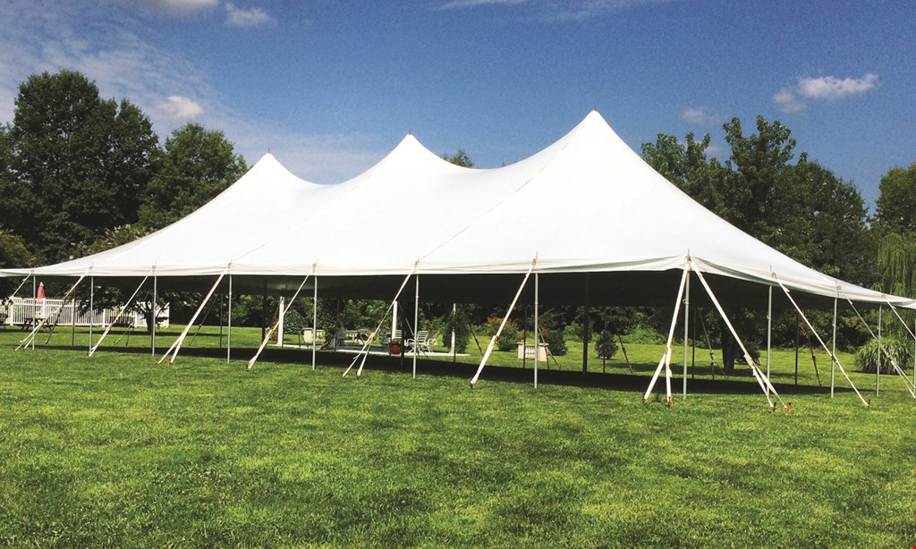 Product image for Delaware Valley Tent Rentals $300 Off any 2020/2021 wedding or event rental over $2000