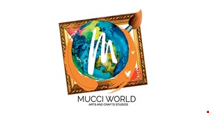 Product image for Mucci World Arts & Crafts Studios $5 OFF any ceramic session of $35 or more. 