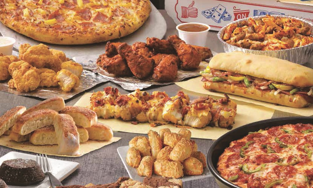 Product image for Domino's 2 orders of loaded tots and 2 20oz cokes $17.99. 