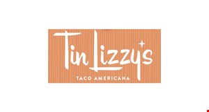 Product image for Tin Lizzys Taco Americana Free Taco. Buy One Taco Get One Free Of Equal Or Lesser Value