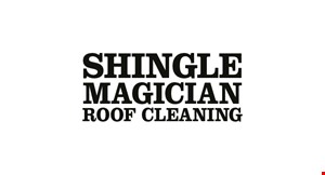 SHINGLE MAGICIAN  ROOF CLEANING logo