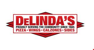 Delinda's Pizza, Wings, Calzones, Sides logo