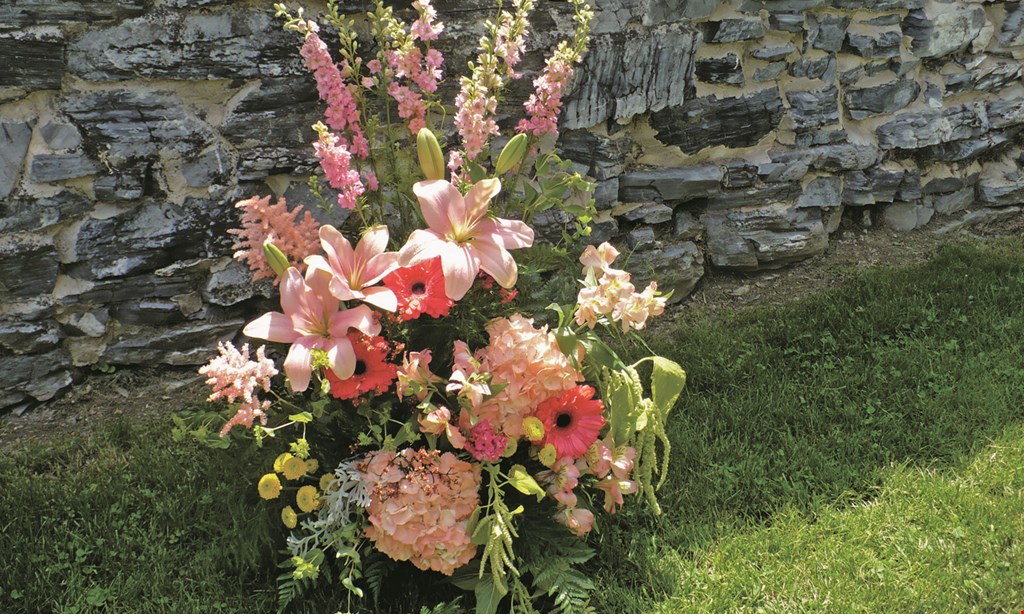 Product image for Garden Bouquet 1/2 price In-Stock Silk Arrangement. 