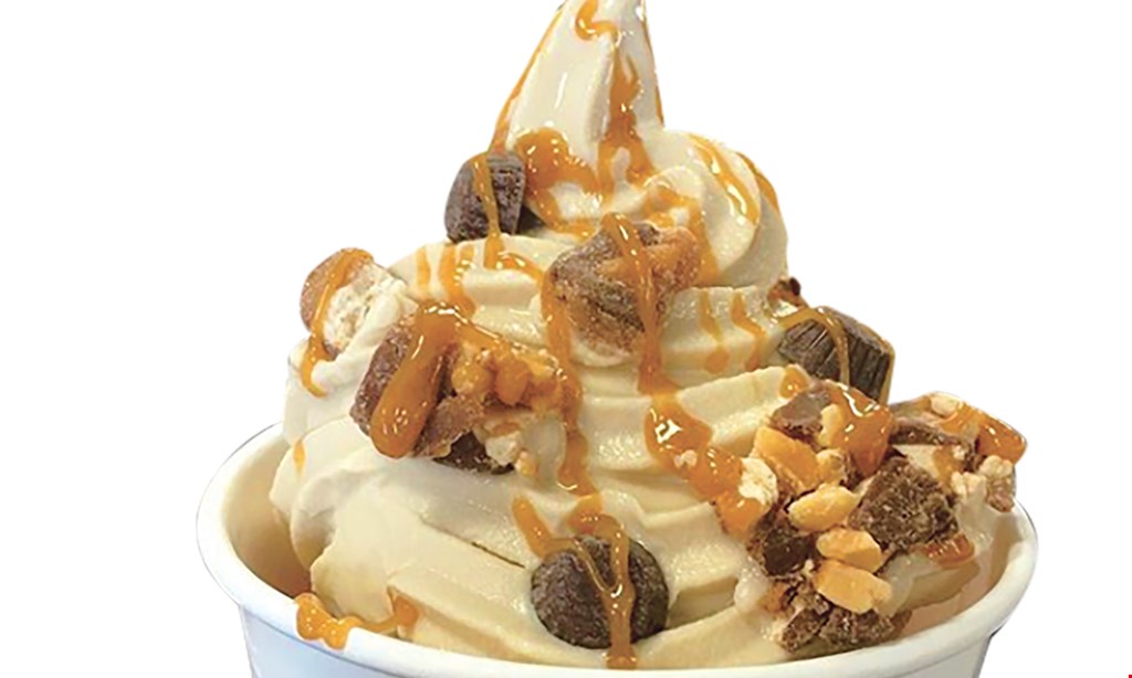 Product image for Twisted Frozen Yogurt $1 OFF the purchase of 2 24oz bubble teas or lemonades. 