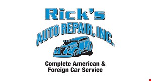 Rick's Auto Repair, Inc. logo