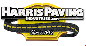 Product image for Harris Paving Industries 10% OFF any job up to $500 off.