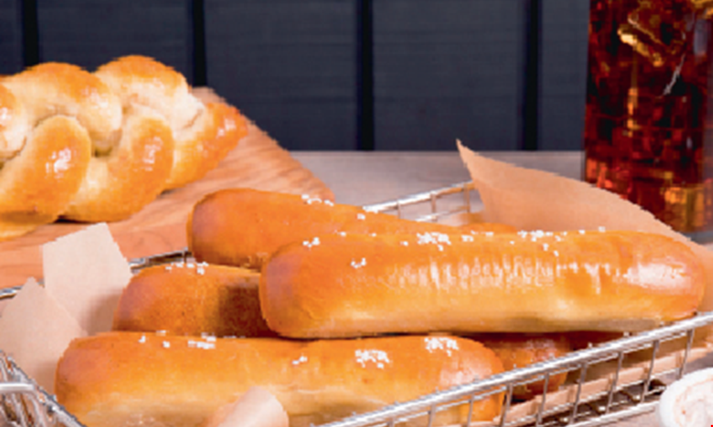 Product image for Dutch Country Soft Pretzels Free soft pretzel buy 1 pretzel, get 1 of equal or lesser value free (choose from: reg. soft pretzels, sticks or nuggets)