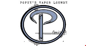 POPIE'S VAPOR LOUNGE logo