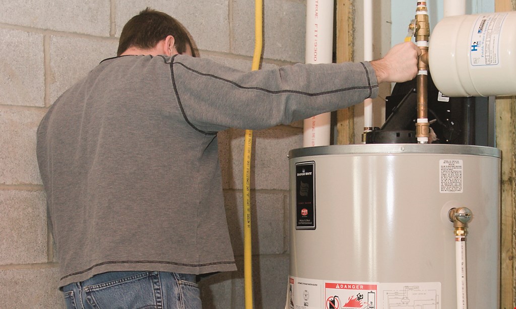 Product image for A.J. Leto & Sons Plumbing, Heating & AC $50 off new water heater. 