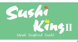 Product image for SUSHI KING $20Off any carryout purchase of $100 or more Not Valid on All You Can Eat. $10 Off any carryout purchaseof $50 or more Not Valid on All You Can Eat. 
