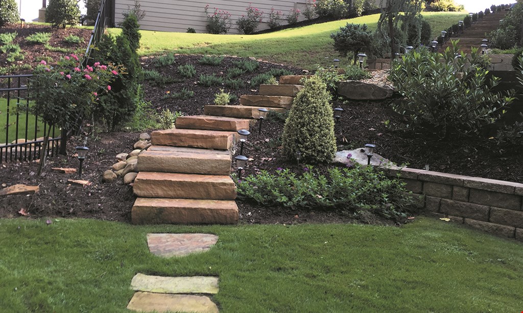 Product image for JRJ Landscaping $500 off any patio or retaining wall