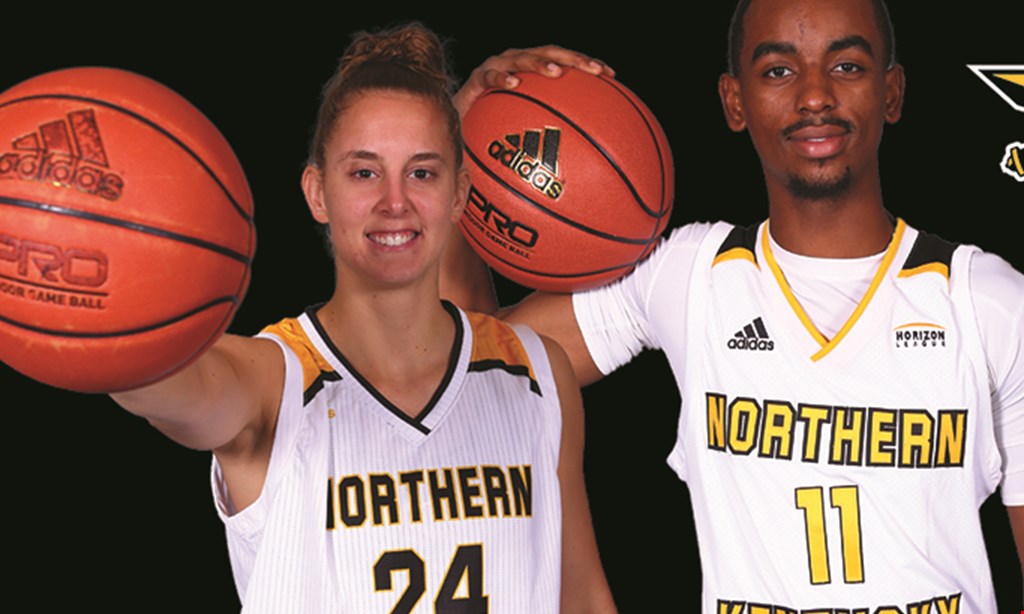 Product image for Northern Kentucky University Buy one, Get one FREE! Purchase a ticket to any regular-season NKU Men's or Women's Basketball game, and get one of equal or lesser value FREE!
