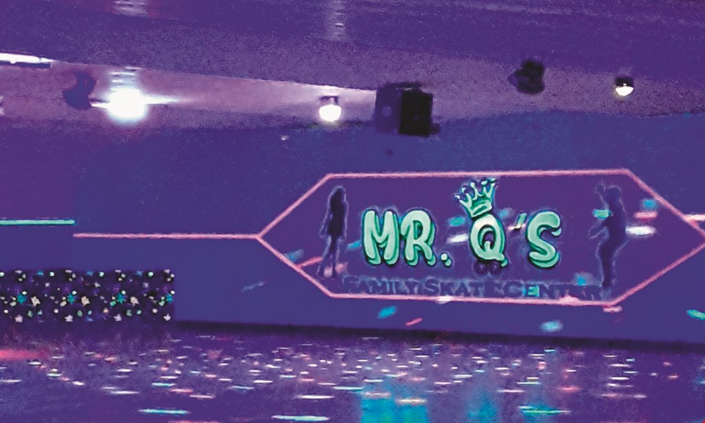 Product image for Mr. Q's Family Skate Center 50% off Admission for Glow Skate 
