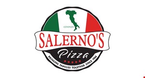 Product image for Salerno's Pizza $5 OFF any food purchase of $25 or more dine in only.