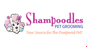 SHAMPOODLES PET GROOMING logo