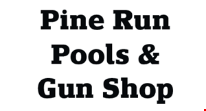 Pine Run Pools & Gun Shop logo