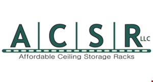 Product image for Affordable Ceiling Storage Racks 4’ x 8’ Ceiling Rack $299 +tax FREE Installation. 