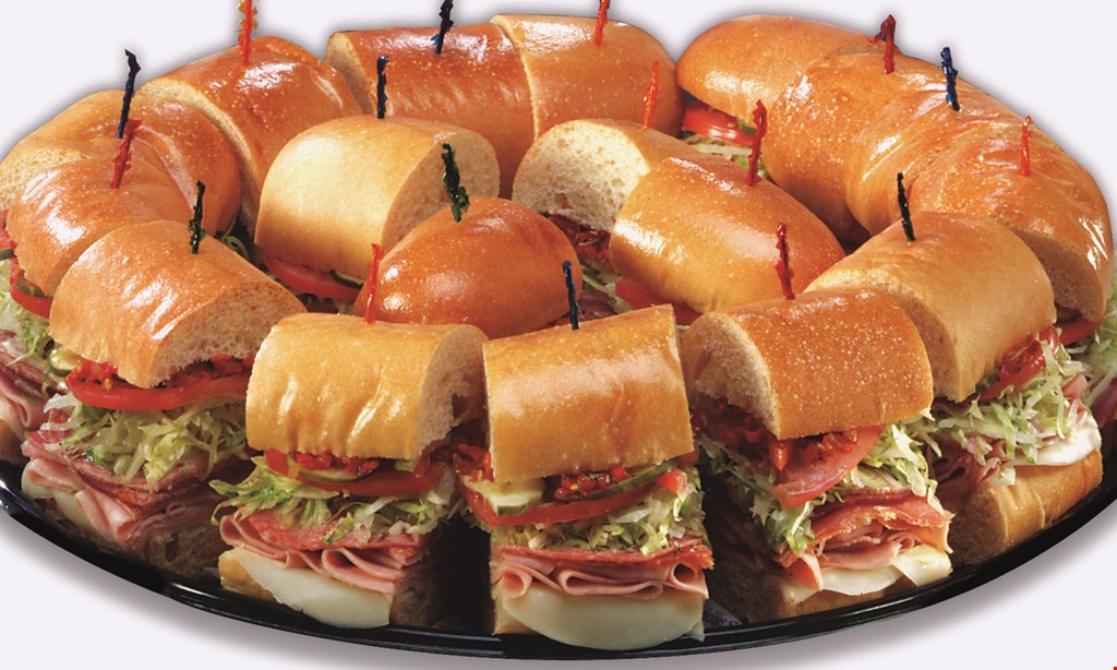 Product image for Lennys Subs $13.99 two 7 1/2 inch subs, two regular drinks & two cookies. 