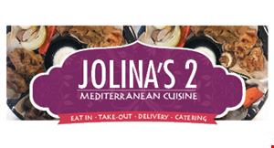 Jolina's 2 Mediterranean Cuisine logo