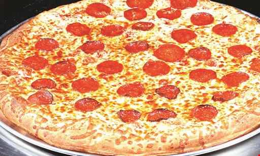 Product image for Arthur Jaxon Slice & Scoop $26.99 for medium cheese pizza & 10 wings toppings extra.