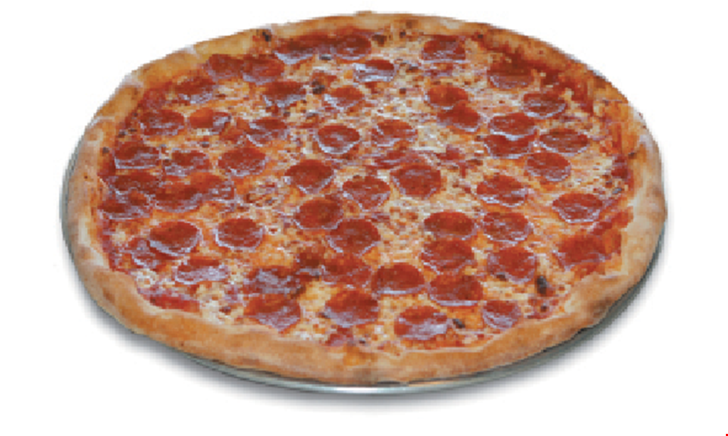 Product image for Walt's Original Primo Pizza  $33.95 +Tax 18” large pizza (with 1 topping) with 10 buffalo tenders (with bleu cheese and celery). 