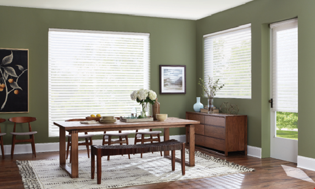 Product image for Budget Blinds 30% OFF all window treatments.